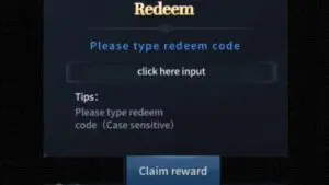 Redeem a gift code in Dragon Century