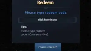 Redeem a gift code in Dragon Century