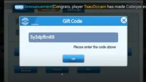 Redeem a gift code in Monster Adventure End Battle