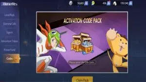 Redeem a gift code in Soul Samurai