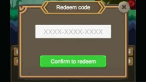 Redeem a gift code in Tiny Pixel Knight