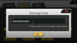 Redeem a gift code in Universe Ultimate Fate