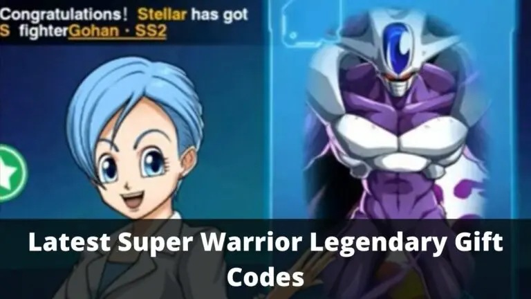 Super Warrior Legendary Hero Gift Codes