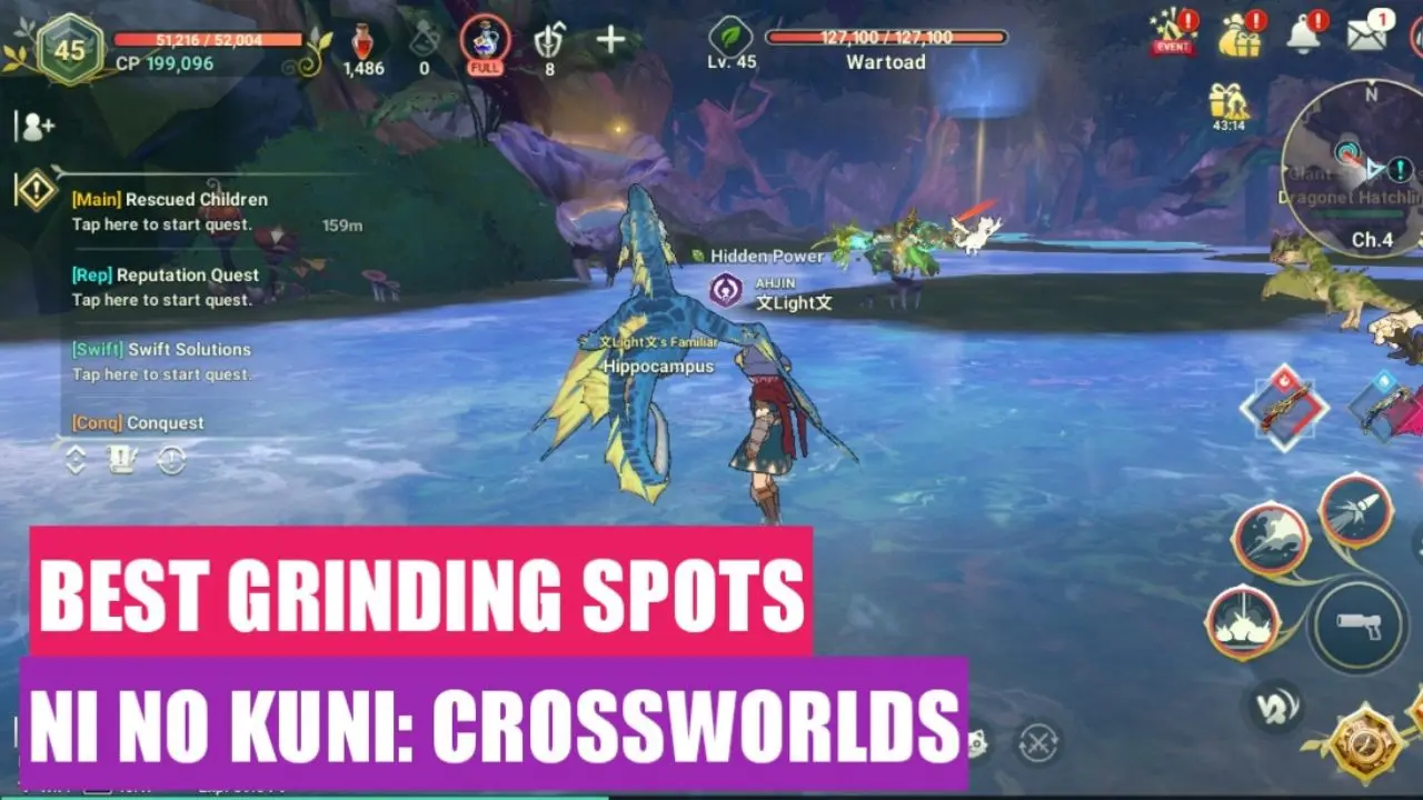 Best Grinding Spots in Ni No Kuni Cross Worlds
