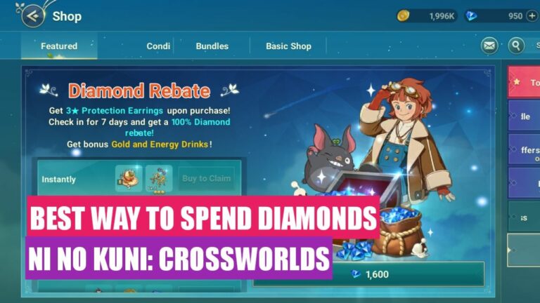 Spend Diamonds for Maximum profit in Ni No Kuni Cross Worlds