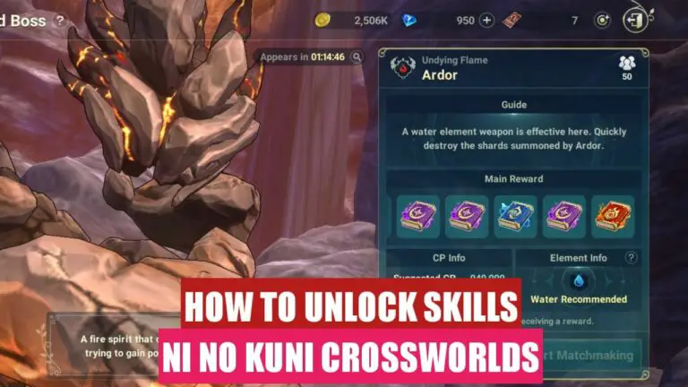 Special Skills in Ni No Kuni Cross Worlds