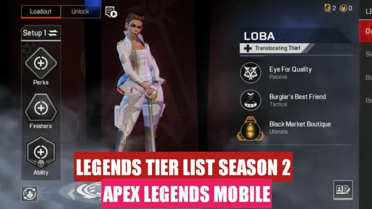 Apex Legends Mobile Tier List
