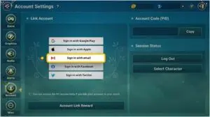 link account