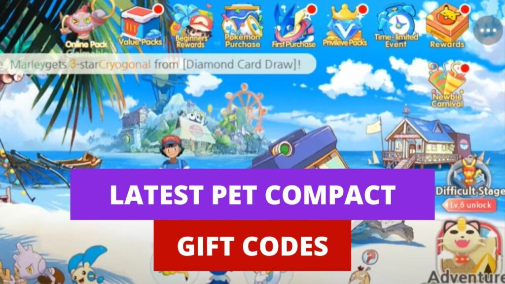 PET COMPACT GIFT CODES