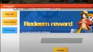 Redeem a gift code in OPG Awaken