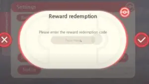 Redeem a gift code in Pet Compact