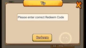 Redeem a gift code in Pirate Sea of Storms