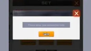 Redeem a gift code in Street Duel To Be The King