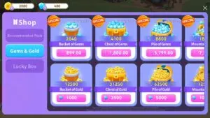 Gems in BTS Island