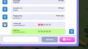 how to request hearts