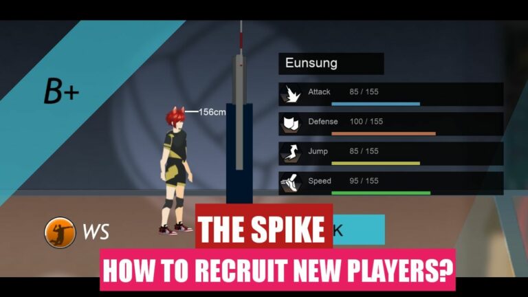 Recruit a Player in The Spike Volleyball Story