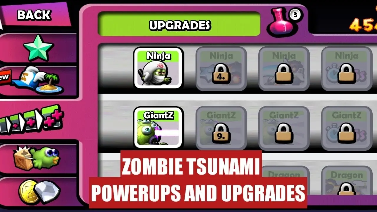 All Power-Ups and Upgrades in Zombie Tsunami Explained
