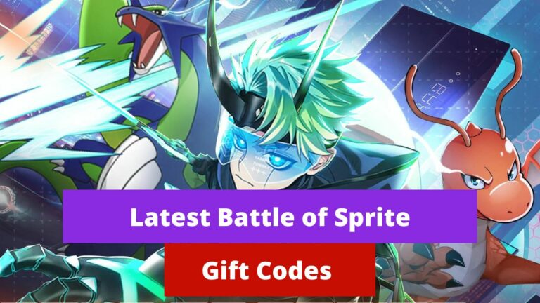 Battle of Sprite Gift Codes