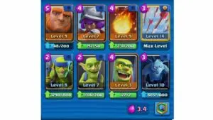 Clash Royale Arena 1 Giant Goblin trap