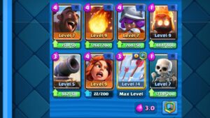Clash Royale Arena 7 hog Valkyrie cycle