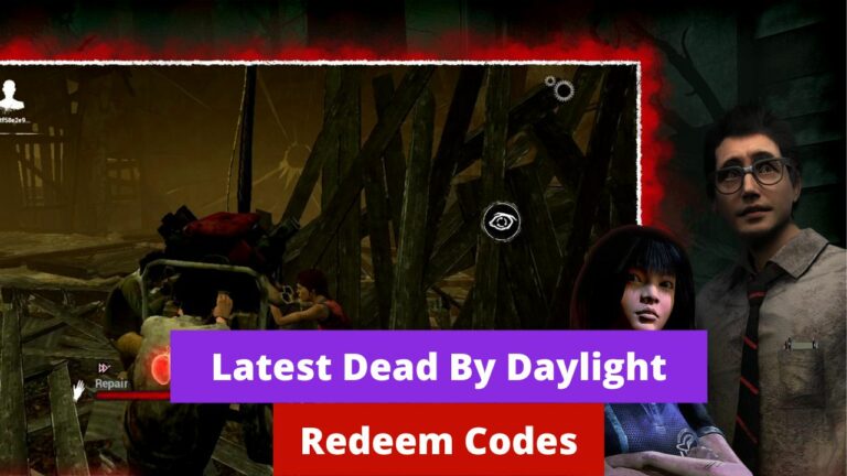 Dead By Daylight Redeem Codes