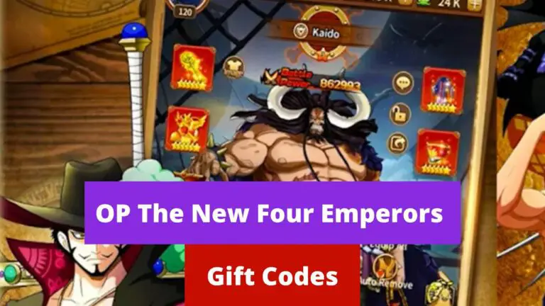 OP The New Four Emperors Gift Codes