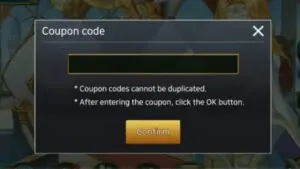 Redeem a gift code in Final Guild Fantasy RPG
