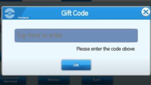 Redeem a gift code in Mega Challenge