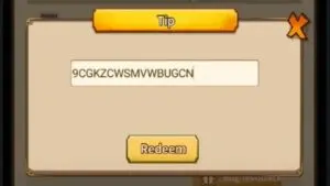 Redeem a gift code in OP The New Four Emperors