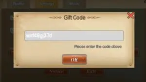 Redeem a gift code in Pirate Battle Adventure