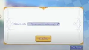 Redeem a gift code in Royal Knight Tales