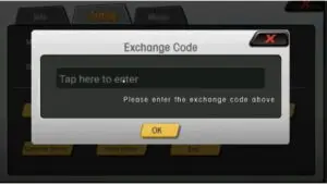 Redeem a gift code in Universe Battle Warriors