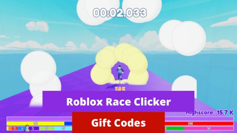 Roblox Race Clicker Gift Codes