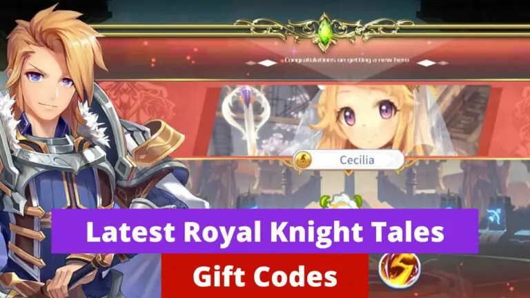 Royal Knight Tales Gift Codes