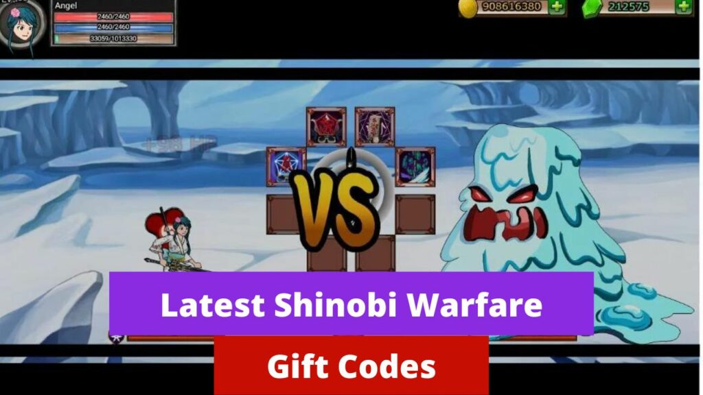 Shinobi Warfare Gift Codes