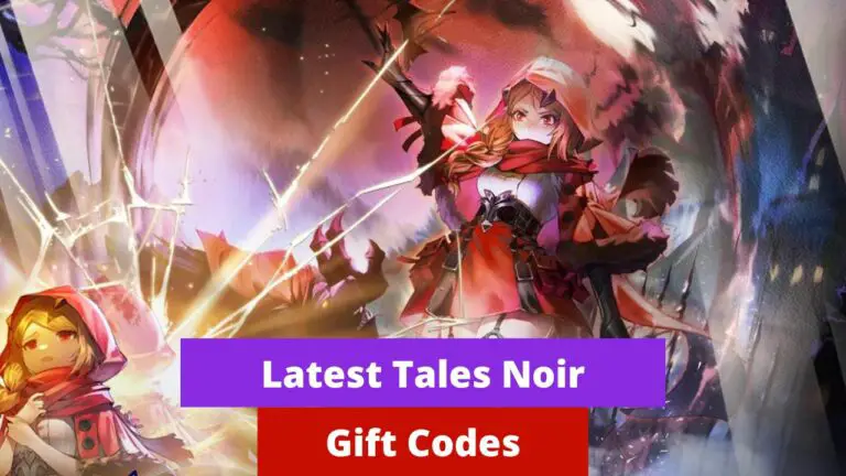 Tales Noir Gift Codes
