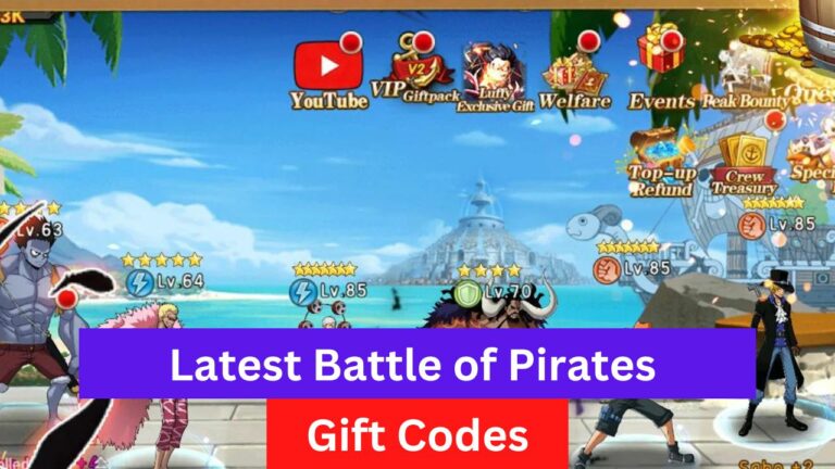 Battle of Pirates Gift Codes