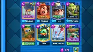 Clash Royale Arena 10 Goblin gaint loon