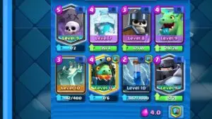 Clash Royale Arena 12 mega knight graveyard