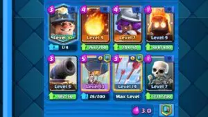 Clash Royale Arena 9 miner ballon cycle