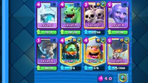 Clash Royale loon freeze control