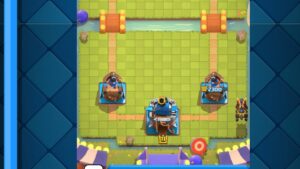 Clash royale making push from behind