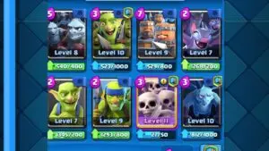 Clash royale using swarm units