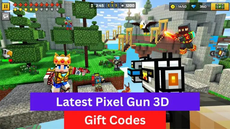 Pixel Gun 3D Gift Codes