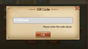 Redeem a gift code in Battle of Pirates