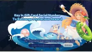 Redeem a gift code in Dream of New World