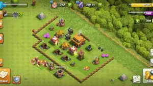 clash of clans Building Your Base in the corner (1)