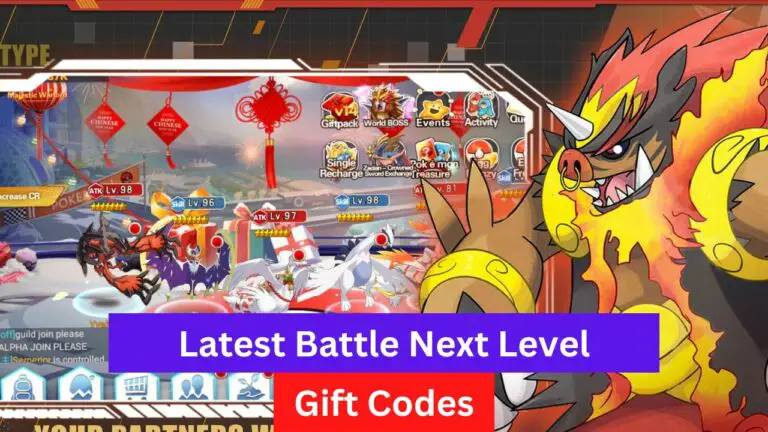 Battle Next Level Gift Codes