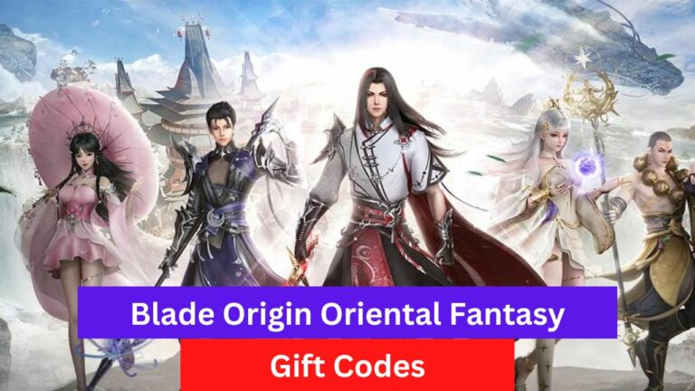 Blade Origin Oriental Fantasy Codes