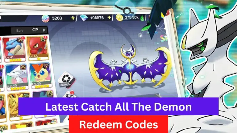 Catch All The Demon Redeem Codes